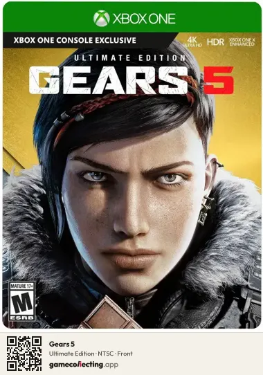 Gears 5 Xbox One, NTSC box front