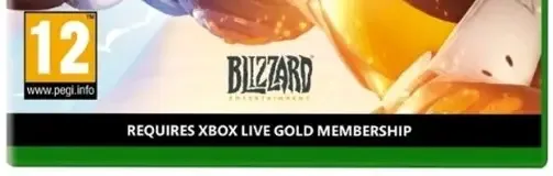 Overwatch, the PEGI square on its front