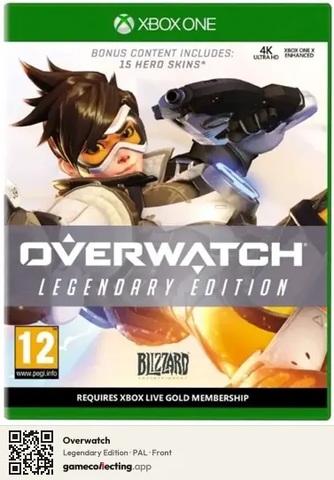 Overwatch Xbox One, PAL box front