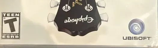 Rocksmith, the ESRB box on its front