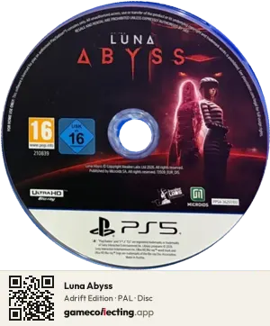 Luna Abyss PlayStation 5, PAL disc