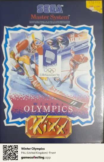 Winter Olympics Sega Master System, United Kingdom box front