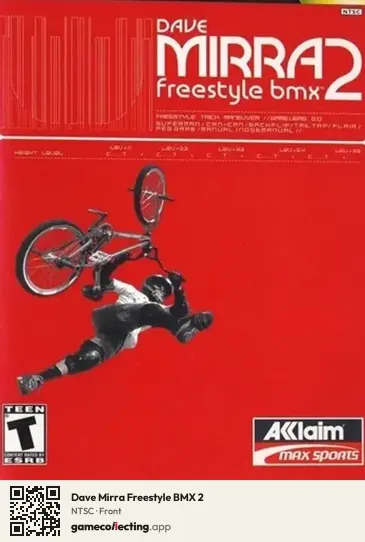 Dave Mirra Freestyle BMX 2 Xbox, NTSC box front