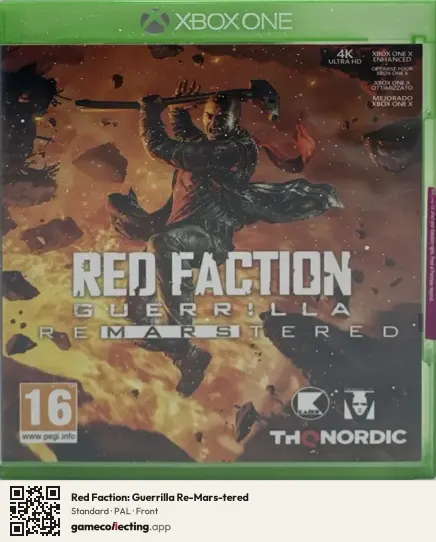 Red Faction: Guerrilla Re-Mars-tered Xbox One, PAL box front