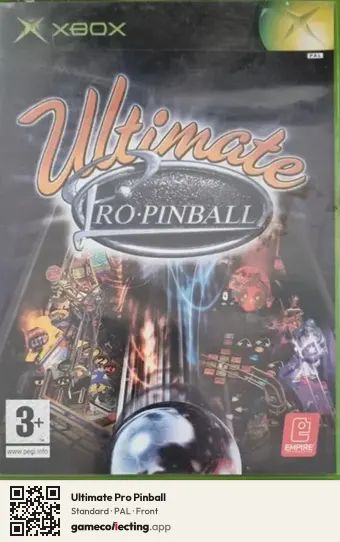 Ultimate Pro Pinball Xbox, PAL box front