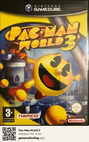 Pac-Man World 3 Nintendo GameCube, PAL box front