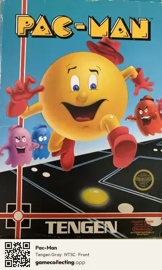 Pac-Man Nintendo Entertainment System, NTSC box front