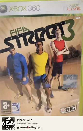 FIFA Street 3 Xbox 360, PAL box front