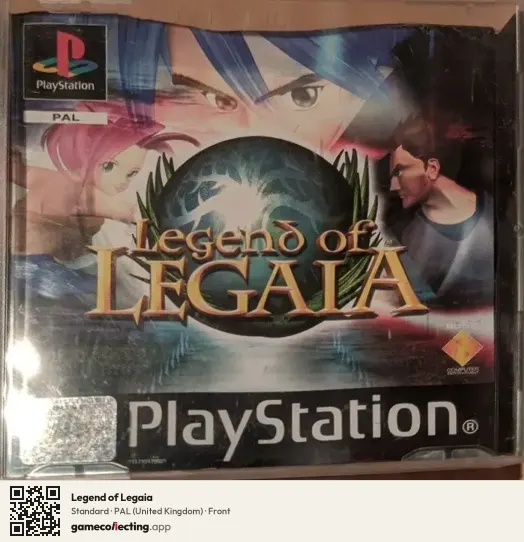 Legend of Legaia PlayStation, United Kingdom box front
