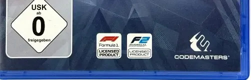 F1 2019, the USK square on its front