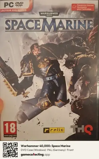 Warhammer 40,000: Space Marine Computer, Germany box front
