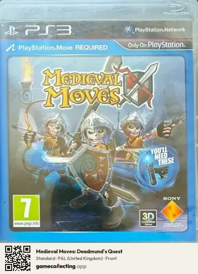 Medieval Moves: Deadmund's Quest PlayStation 3, United Kingdom box front