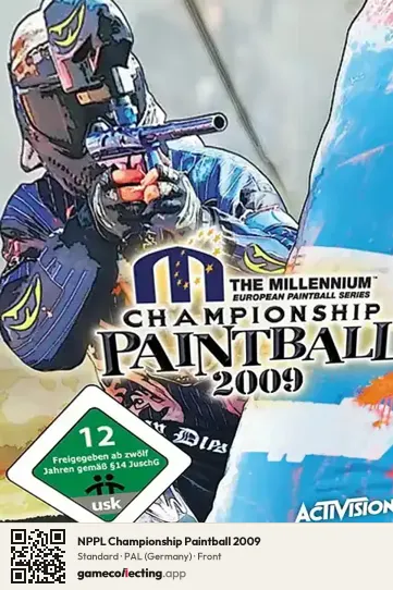 NPPL Championship Paintball 2009 PlayStation 3, Germany box front