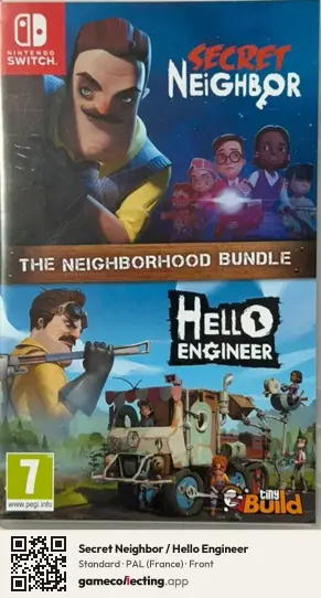 Secret Neighbor / Hello Engineer Nintendo Switch, France box front