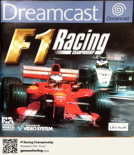 F1 Racing Championship Sega Dreamcast, PAL box front