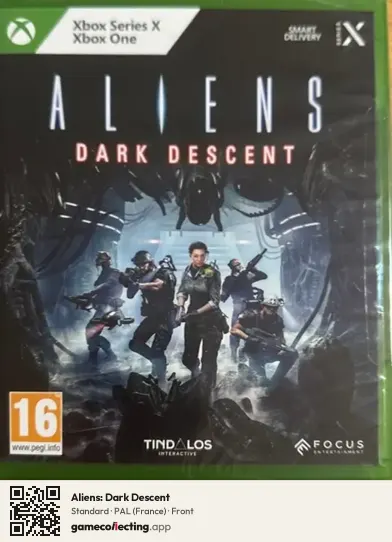 Aliens: Dark Descent Xbox Series X, France box front