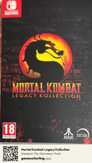 Mortal Kombat: Legacy Kollection Nintendo Switch, Germany box front