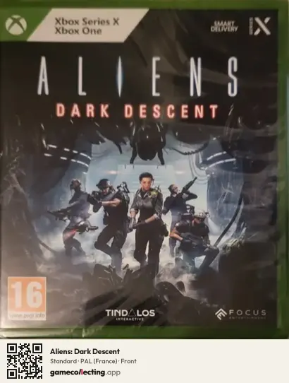 Aliens: Dark Descent Xbox Series X, France box front