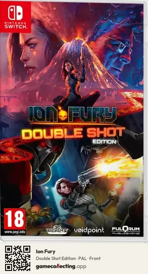 Ion Fury Nintendo Switch, PAL box front