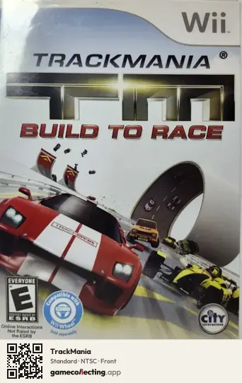TrackMania Nintendo Wii, NTSC box front