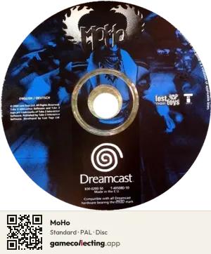 MoHo Sega Dreamcast, PAL disc