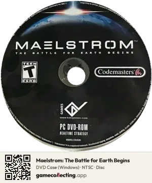 Maelstrom: The Battle for Earth Begins Computer, NTSC disc