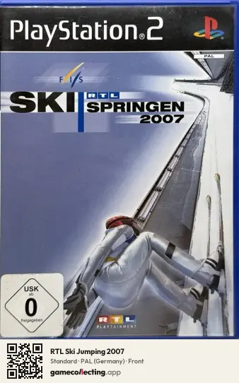 RTL Ski Jumping 2007 PlayStation 2, Germany box front