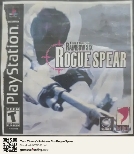 Tom Clancy's Rainbow Six: Rogue Spear PlayStation, NTSC box front