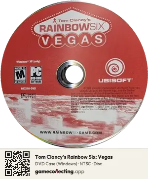 Tom Clancy's Rainbow Six: Vegas Computer, NTSC disc