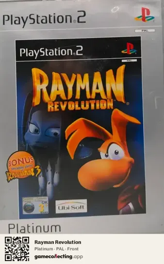 Rayman Revolution PlayStation 2, PAL box front