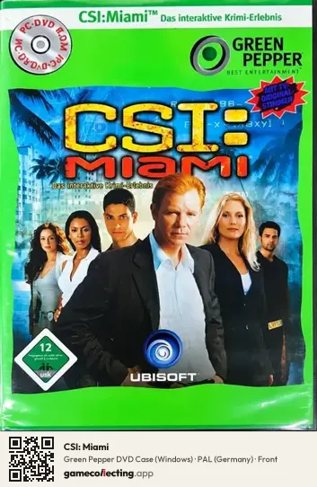 CSI: Miami Computer, Germany box front