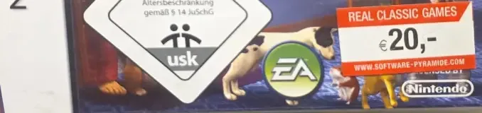 The Sims 2: Apartment Pets, the USK square on its front