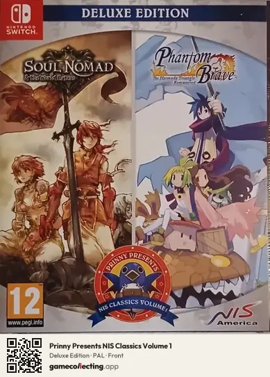Prinny Presents NIS Classics Volume 1 Nintendo Switch, PAL box front
