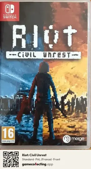 Riot: Civil Unrest Nintendo Switch, France box front