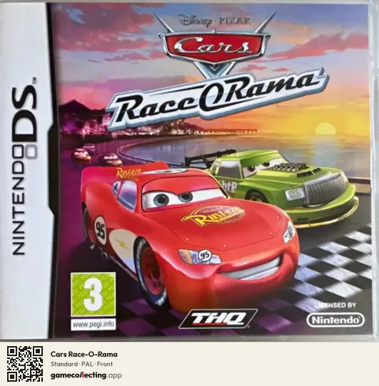 Cars Race-O-Rama Nintendo DS, PAL box front
