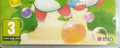 Puzzle Bobble Everybubble!, the PEGI square on its front