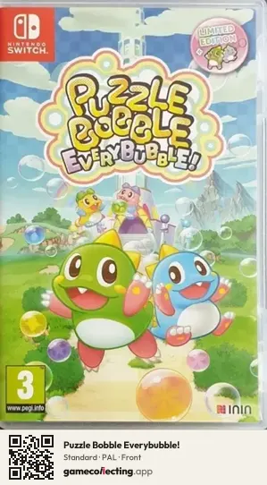 Puzzle Bobble Everybubble! Nintendo Switch, PAL box front