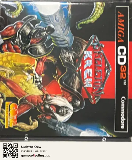 Skeleton Krew Amiga CD32, PAL box front