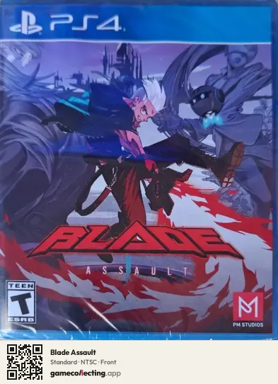 Blade Assault PlayStation 4, NTSC box front