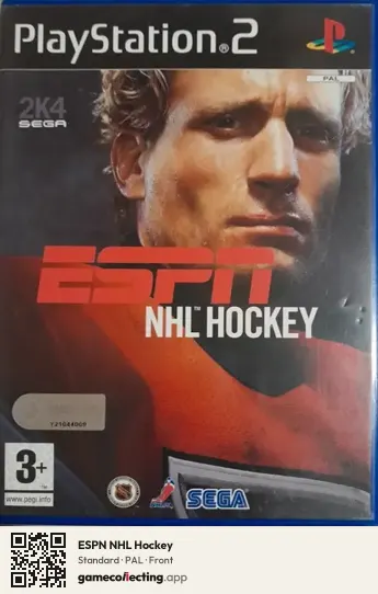 ESPN NHL Hockey PlayStation 2, PAL box front