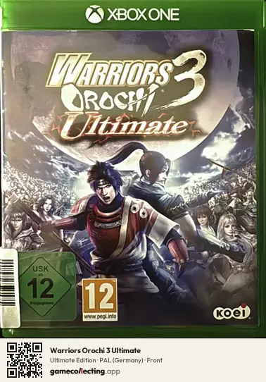 Warriors Orochi 3 Ultimate Xbox One, Germany box front