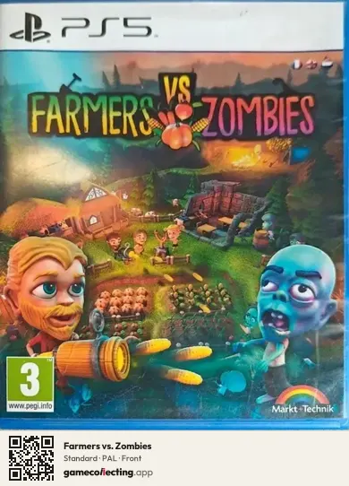 Farmers vs. Zombies PlayStation 5, PAL box front