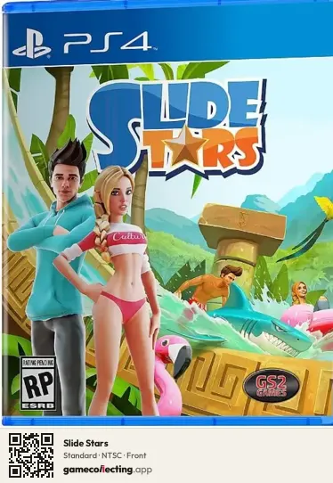 Slide Stars PlayStation 4, NTSC box front