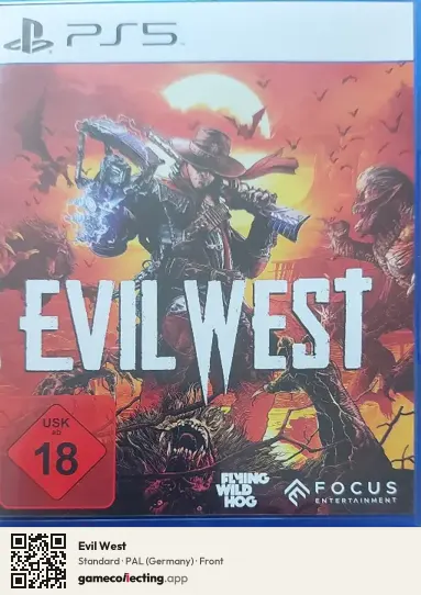 Evil West PlayStation 5, Germany box front