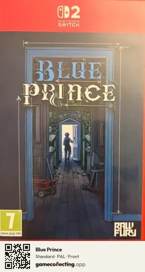 Blue Prince Nintendo Switch 2, PAL box front