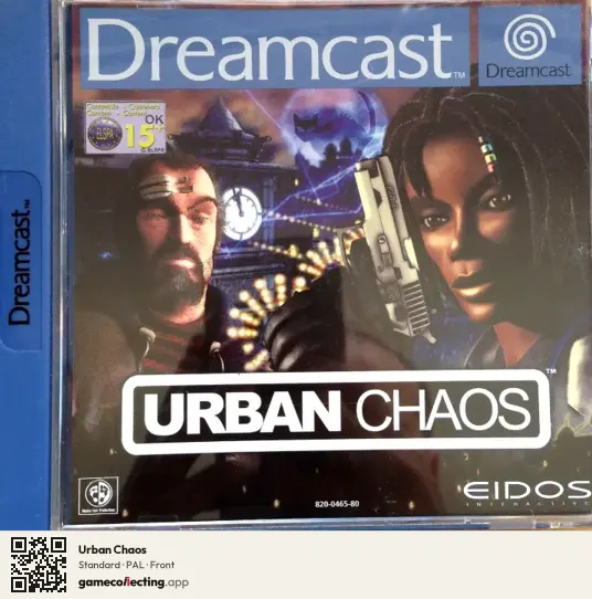 Urban Chaos Sega Dreamcast, PAL box front