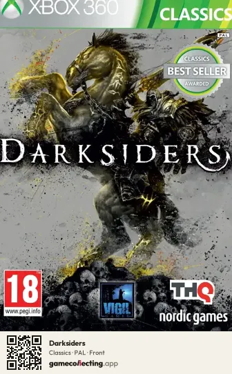 Darksiders Xbox 360, PAL box front