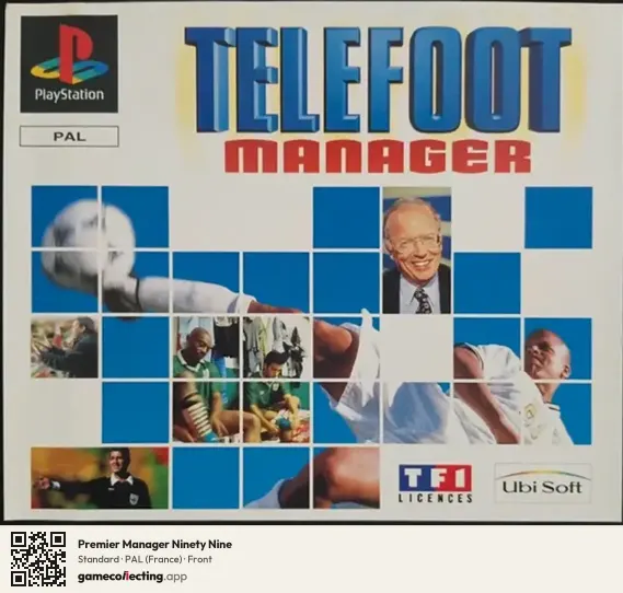 Premier Manager Ninety Nine PlayStation, France box front