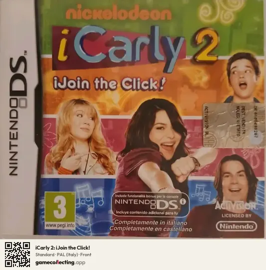 iCarly 2: iJoin the Click! Nintendo DS, Italy box front