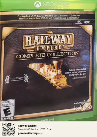 Railway Empire Xbox One, NTSC box front